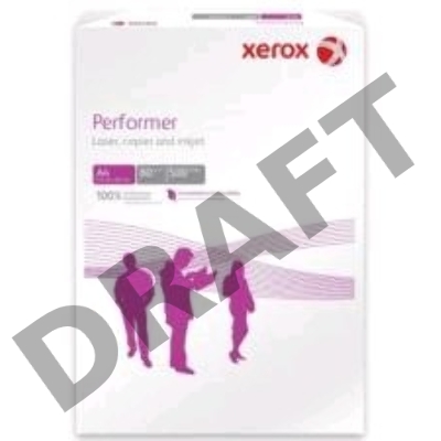 Бумага офисная Xerox Performer A4 (003R90649) A4, 80г/м, 500 листов, белизна 146% CIE, класс C (грузить кратно 5 шт.)
