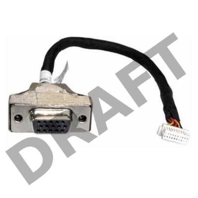 Аксессуары Shuttle 68R-DS8100-0011 (PVG01) Assembly,50 in 1 VGA cable,DS81, DS87, XH81(V), XH97V