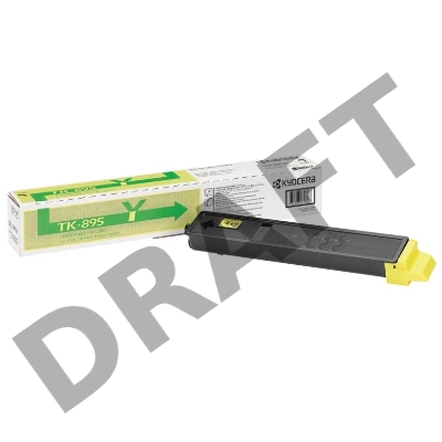 Тонер-картридж Kyocera TK-895Y (1T02K0ANL0) желтый для FS-C8020MFP/C8025MFP/FS-C8520MFP/C8525MFP 6000 стр