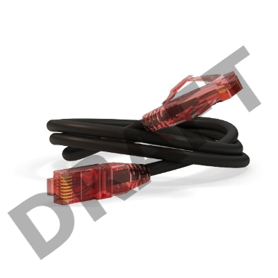 Патч-корд Hyperline PC-LPM-UTP-RJ45-RJ45-C5e-0.3M-LSZH-BK U/UTP, Cat.5е, LSZH, 0.3 м, черный