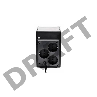 Источник бесперебойного питания Powercom Raptor RPT-800A EURO 480Вт 800ВА черный