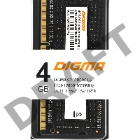 Память DDR3L 4Gb 1600MHz Digma DGMAS31600004S RTL PC3-12800 CL11 SO-DIMM 204-pin 1.35В single rank