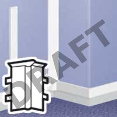 LEGRAND 030301 Угол внутренний переменный для кабель-канала 75х20мм, цвет белый