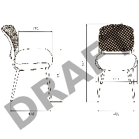 Стул для кухни Бюрократ KF-8 серый металл черный на ножках (KF-8/GREY)