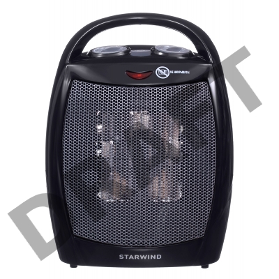 Тепловентилятор Starwind SHV2005 1600Вт черный/серый