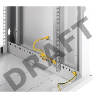 Шкаф телекоммуникационный настенный разборный 18U (600х520) дверь металл, [ ШРН-Э-18.500.1 ]