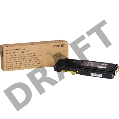 Тонер-картридж XEROX 106R02251 Желтый для XEROX Phaser 6600/WC 6605 (2000 стр.)(Channels)