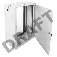 Шкаф телекоммуникационный настенный разборный 18U (600х520) дверь металл, [ ШРН-Э-18.500.1 ]