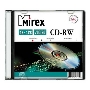 Диск CD-RW Mirex 700 Mb, 12х, Slim Case (1), (1/200)