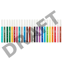 Набор фломастеров Universal Carioca Joy 24 цв. блистер