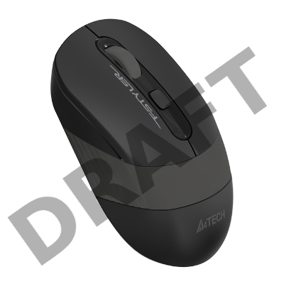 Мышь A4Tech Fstyler FG10 черный/серый оптическая (2000dpi) беспроводная USB (3but)