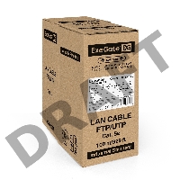 Кабель ExeGate Special UTP 4 пары кат.5e CCA, 26AWG, бухта 100м, серый, PVC