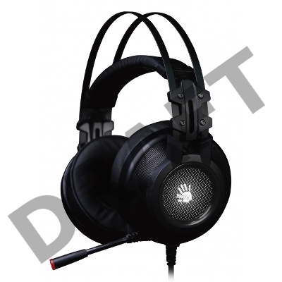 Наушники с микрофоном A4 Bloody G525 черный 2м мониторные оголовье (G525 BLACK)