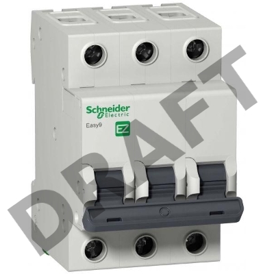 Выключатель автоматический модульный 3п C 32А 4.5кА EASY9 SchE EZ9F34332