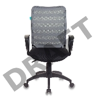 Кресло Бюрократ CH-599AXSN/32G/TW-11 спинка сетка серый TW-32K03 сиденье черный TW-11