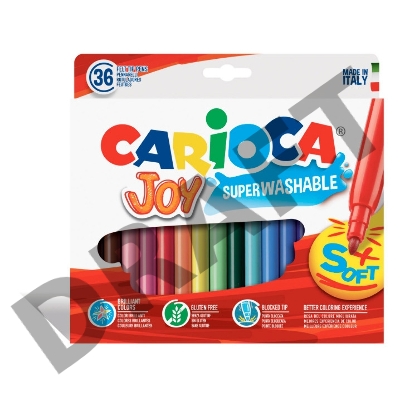 Фломастеры Universal CARIOCA JOY 40616 36 цв. коробка c европодвесом