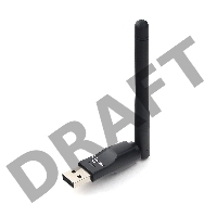 Сетевой адаптер WiFi Gembird 150 Мбит, USB, 802.11b/g/n