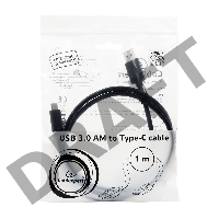 Кабель Cablexpert CCP-USB3-AMCM-1M Кабель USB3.0 AM/USB3.1TypeC, 1м, 