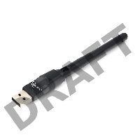 Сетевой адаптер WiFi Gembird 150 Мбит, USB, 802.11b/g/n