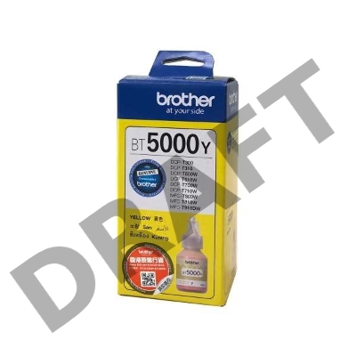 Картридж струйный Brother BT5000Y желтый для Brother DCP-T300/T500W/T700W (5000стр.)