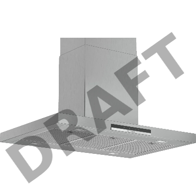 Вытяжка Островная Bosch Серия 4 DIB97IM50, ширина 90 см, нержавеющая сталь