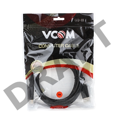 Кабель VCOM VHD6220-3M Кабель соединительный DISPLAY PORT 3м 