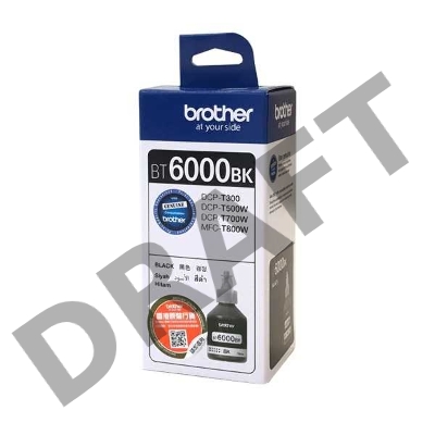 Картридж струйный Brother BT6000BK черный для Brother DCP-T300/T500W/T700W (6000стр.)