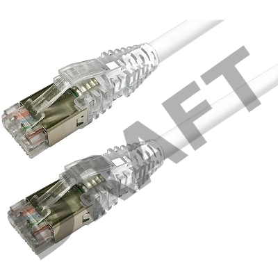 Коммутационный шнур Кат. 6a UTP, LSZH, Цвет: белый, 1.0м NPC RJ45 Patch Cord, category 6A, UTP, LSZH, white, 1.0m