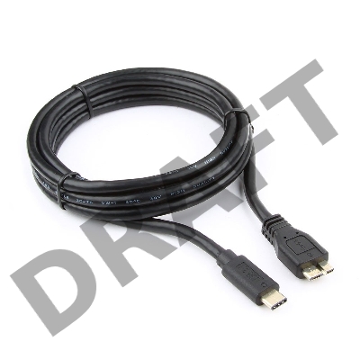 Кабель Cablexpert CCP-USB3-mBMCM-6 USB3.0 microBM/USB3.1TypeC, 1.8м, 