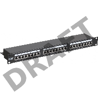 Патч-панель кат.5Е STP, 24 порта (IDC Dual) 1U патч-панель кат.5Е STP, 24 порта (IDC Dual)