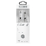 Кабель Qumo MFI, Type-С -  Apple 8 pin, 1м, Type-C, 5В, 2,4А, 12W, нейлоновая оплетка, металлический коннектор, серебро