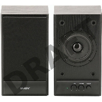 Колонки Sven SPS-607 2.0 черный 6Вт