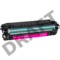 Тонер Картридж HP 508X CF363X пурпурный для HP CLJ M552/M553 (9500стр.)