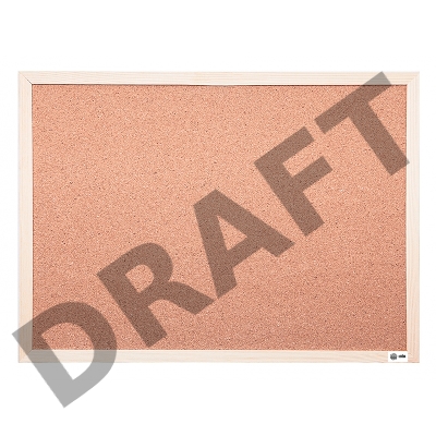 Демонстрационная доска Cactus CS-CWBD-45X60 пробка пробковая 45x60см деревянная рама коричневый