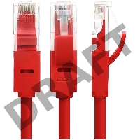 Патч-корд Greenconnect прямой, малодымный LSZH 0.5m UTP кат.6, красный, 24 AWG, литой, ethernet high speed, RJ45, T568B, GCR-50711 Greenconnect Патч-корд прямой, малодымный LSZH 0.5m UTP кат.6, красный, 24 AWG, литой, ethernet high speed, RJ45, T568B, GCR