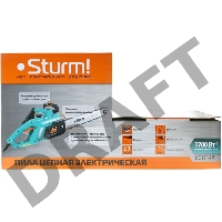 Пила электрическая цепная Sturm! CC1714P, поперечный двигатель, 1.7 кВт, шина 14