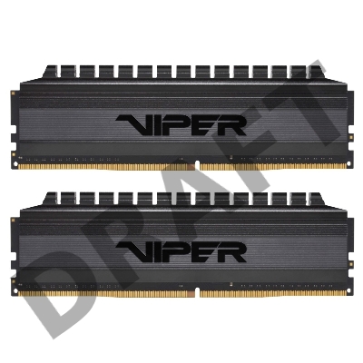 Оперативная память DDR 4 DIMM 16Gb (8GBx2) PC24000, 3000Mhz, PATRIOT BLACKOUT Kit (PVB416G300C6K) (retail)