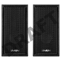 Колонки 2.0 (2x3W, USB+БП) дерево, black SVEN SPS-509
