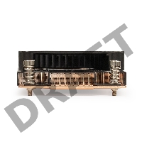 Кулер ExeGate EX293435RUS ESNK-P0062AP4.PWM.1U.SP3.Cu (радиальный (улитка), медный, 1U, LGA SP3, TDP 230W, PWM, 1500-6600RPM, 2 ball bearing, 4pin, 64db, на винтах, с термопастой, Retail box)