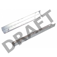 Комплект уголков опорных (направляющие) для напольных шкафов, глубина 450 мм, нагрузка до 50 кг. (УО-45)  (2шт.)