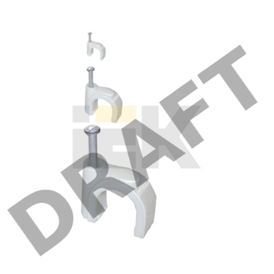 Скоба креп. круглая R10 (уп.100шт) ИЭК USK11-10-100