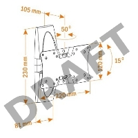 Кронштейн для телевизора Holder LCDS-5062 черный глянец 19