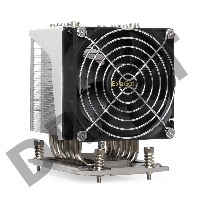 Кулер ExeGate EX293437RUS ESNK-P0064AP4.PWM.4U.SP3.Cu (Al+Cu, 4U, 6 тепл. трубок, LGA SP3, TDP 280W, PWM, 1900-3800RPM, 2 ball bearing, 4pin, 44db, 730г, на винтах, с термопастой, Retail box)