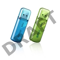 Флеш Диск Silicon Power 64Gb Helios 101 SP064GBUF2101V1B USB2.0 синий