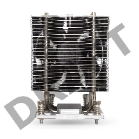 Кулер ExeGate EX293437RUS ESNK-P0064AP4.PWM.4U.SP3.Cu (Al+Cu, 4U, 6 тепл. трубок, LGA SP3, TDP 280W, PWM, 1900-3800RPM, 2 ball bearing, 4pin, 44db, 730г, на винтах, с термопастой, Retail box)