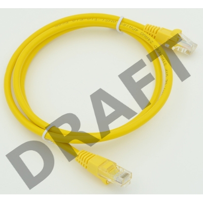 Сетевое оборудование  Patchcord molded 5E Copper 1m Yellow