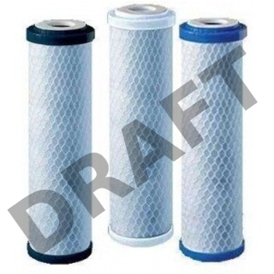 Комплект картриджей Аквафор B510-03-02-07 для проточных фильтров ресурс:7000л (упак.:3шт)      