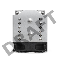 Кулер ExeGate EX293437RUS ESNK-P0064AP4.PWM.4U.SP3.Cu (Al+Cu, 4U, 6 тепл. трубок, LGA SP3, TDP 280W, PWM, 1900-3800RPM, 2 ball bearing, 4pin, 44db, 730г, на винтах, с термопастой, Retail box)