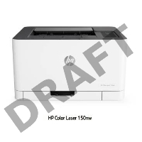 Принтер HP Color Laser 150nw Printer (A4,600x600dpi, (18(4)ppm, 64Mb, USB 2.0/Wi-Fi/Eth10/100,AirPrint, HP Smart, cartridges 700b &500cmy pages in box