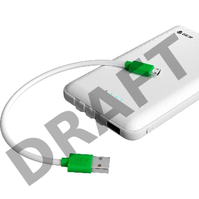 Кабель GCR QC  0.3m MicroUSB, быстрая зарядка, белый TPE, зеленые коннекторы, 28/22 AWG, GCR-53281
